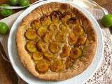 Tarte amandine vegane aux prunes Reine-Claude