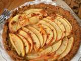 Tarte aux pommes, orange et cannelle (vegan & sans gluten)