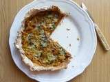 Tarte complète à la ratatouille, thon et Stilton