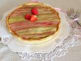 Tarte fraises - rhubarbe