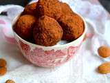 Truffes crues façon carrot cake