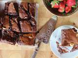 Brownie chocolat noisettes sans farine