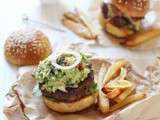 Burger mexicain {Boeuf – Guacamole}