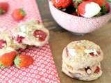 Cookies aux flocons d’avoine, fraises des bois et chocolat blanc