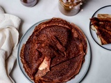 Facile et rapide des crêpes au chocolat