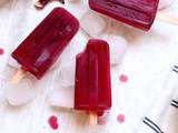 Glaces à l’eau à l’hibiscus {Popsicles}