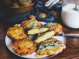 Râpées de pommes de terre (Latkes) à la fourme