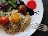 Risotto au gorgonzola et aux tomates cerises