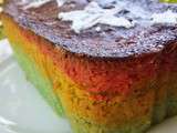 Cake quatre quart aux trois couleurs