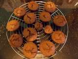 Cupcakes chocolat tres moelleux fourres a la banane