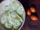 Salade concombre et tomates arbustes