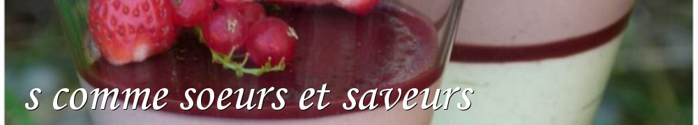 Recettes de s comme soeurs et saveurs