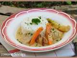 Blanquette de cochon aux carottes et poireaux primeurs