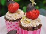 Cupcakes Fraise Chocolat