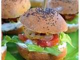 Mini-hamburgers Terre et Mer