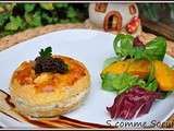 Petites tourtes de Butternut au boudin blanc et aux morilles