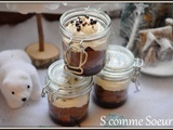 Verrine Kosmik choco framboises, chantilly ivoire