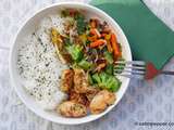 Bowl au poulet cajun : healthy et gourmand