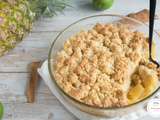 Crumble ananas noix de coco : un dessert facile et rapide