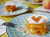 Pastilla sucrée en mille feuilles : pommes, miel et raisins