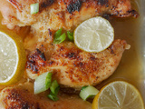 Poulet citron vert, miel et gingembre : direction le soleil