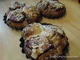 Brioches roulées Nutella amandes effilées