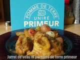 Jarret de veau et pommes de terre primeur