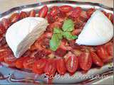 Trio de tomates et burrata