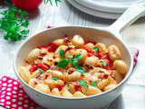 Gratin de gnocchis tomate et basilic