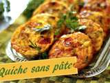 Mini Quiches sans pâte