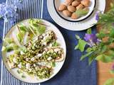 Courgettes Grillées aux Amandes et à la Feta