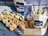 Mini-Focaccia : Olives, Cébettes & Thym [Battle Food #11]