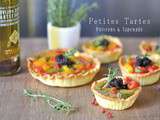 Petites Tartes : Poivrons & Tapenade