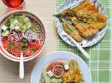 Salade de Quinoa & Beignets aux Fleurs de Courgettes