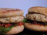 Burger de Poulet & Salsa de Tomates