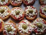 Mini pizzas frit