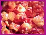 Chouquettes aux grains de sucre