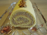 Gâteau roulé aux noix