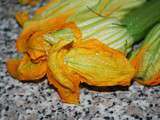 Beignets de fleurs de courgettes