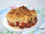 Crumble pomme-fraise