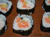 Maki ananas saumon