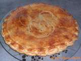 Galette des rois crème de noisettes au chocolat et fève tonka