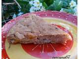 Gâteau aux pommes et mangue sans gluten sans lait sans oeuf