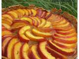 Tarte aux nectarines sans gluten sans lait sans oeuf