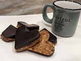 Biscuits coeurs aux graines chocolatés ig bas