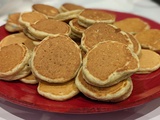 Mini blinis façon pancake ig bas à la farine de pois chiches