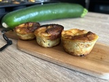 Mini muffins sans farine courgettes parmesan mozza ig bas