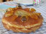 Brioche des rois à l'huile d'olive et confiture de clémentine