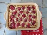 Clafoutis aux fraises et au lait d'amande