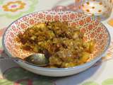 Crumble pomme-banane aux noix